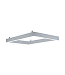 SEALZA LED-SURFACE LUMINAIRE 625X625 ALU 3000K