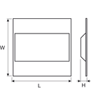 SELENA OP LED ECO 37W M600 3700lm/830 ECG alb IP20/IP40