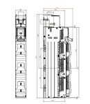 Separator cu fuzibile vertical 3 poli, NH 1, 250A sus, M12