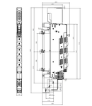 Separator cu fuzibile vertical NH00, 160A jos, M8, înalt