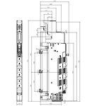 Separator cu fuzibile vertical NH00, 160A sus, M8, înalt