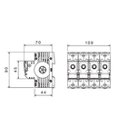 Separator cu siguranta NEOZED 3p+N 63A