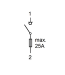 Separator D02, ARROW S, 1-pol, 25A