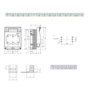 Separator mărime 2, 400 A, 3 poli, M10, pt. contrapanou