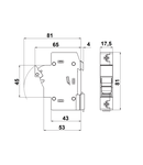 Separator modular pentru portfuzibile 10x38, 1p, 32A