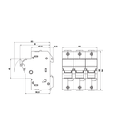 Separator modular pentru portfuzibile 14x51 3p 50A