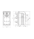 Separator pt.sigurante NH00 125A pe sistem bare 60mm