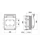 Separator pt.sigurante NH3 630A pe sistem bare 60mm