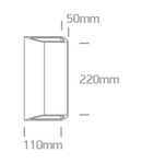 Serifos LED 8W 400lm 3000K Ra80 220-240V IP65 white