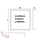 SERW LED Sport 47W,840,5625lm,IP20,230V,DALI,white