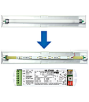 Set 6x0,5W HP-LED strip + MLED500 + conector ptr.retrofit