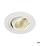 Set NEW TRIA LED DL ROUND, alb mat, 6W, 2700K, 38°, incl. dr