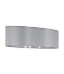 Shade for Pendant luminaire "Pasteri Pro" 2x60W grey/silver