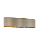 Shade for Pendant luminaire "Pasteri Pro" 2x60W taupe/gold