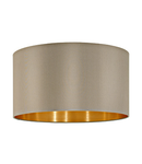 Shade for Pendant luminaire "Pasteri Pro" taupe/gold