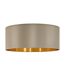Shade for Pendant luminaire "Pasteri Pro" taupe/gold