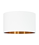 Shade for Pendant luminaire "Pasteri Pro" white/copper