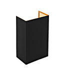 Shade for Wall luminaire Pasteri Pro B: 180 mm black/copper