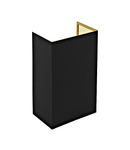 Shade for Wall luminaire Pasteri Pro B: 180 mm black/gold