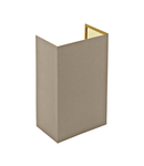 Shade for Wall luminaire Pasteri Pro B: 180 mm taupe/gold