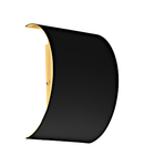 Shade semicircular for Pasteri Pro black gold