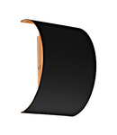 Shade semicircular for Pasteri Pro black/copper