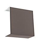 Shade square zu Wall luminaire Pasteri Pro anthracite-brown