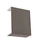 Shade square zu Wall luminaire Pasteri Pro anthracite-brown