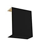 Shade square zu Wall luminaire Pasteri Pro black gold