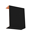 Shade square zu Wall luminaire Pasteri Pro black/copper