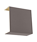 Shade square zu Wall luminaire Pasteri Pro cappuccino/gold