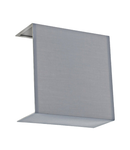 Shade square zu Wall luminaire Pasteri Pro grey/silver