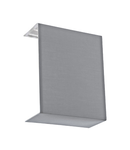 Shade square zu Wall luminaire Pasteri Pro grey/silver