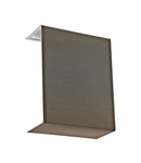 Shade square zu Wall luminaire Pasteri Pro linen brown