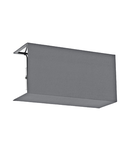 Shade square zu Wall luminaire Pasteri Pro linen grey