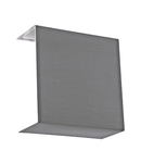 Shade square zu Wall luminaire Pasteri Pro linen grey