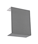 Shade square zu Wall luminaire Pasteri Pro linen grey