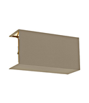Shade square zu Wall luminaire Pasteri Pro taupe/gold