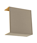 Shade square zu Wall luminaire Pasteri Pro taupe/gold