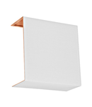 Shade square zu Wall luminaire Pasteri Pro white/copper