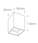 Sienna-I-M 20W, 1600lm, 3000K, 230V, IP20, 45°, negru