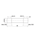 Siguranţă fuz.cilindrica fotovoltaic 10 x 38, 900V DC 10A gR