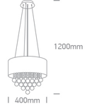 Sikinos 4x8W 100-240V dunkelgrau