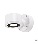 SITRA WL, LED Outdoor wall light, white, IP44, 3000K, 9W