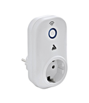 Smart-Steckdose BLE/Wifi 230V max. 2300W Connect Plus, white