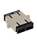 Standard SC-Duplex Coupling MM Polymer case beige