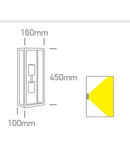 Still B wall light 40W 2xE27 100-240V IP43 negru