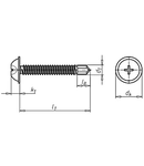 Șurub autoforant 4.2x32 capăt PH2