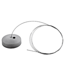 Suspensie DEVO LOFT circular cu conector alimentare alb