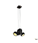 TEC KALU CW, LED Indoor, double, black, 24°, 3000K